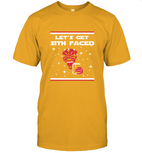 Star Wars Christmas Lets Get Sith Faced Unisex Jersey Tee