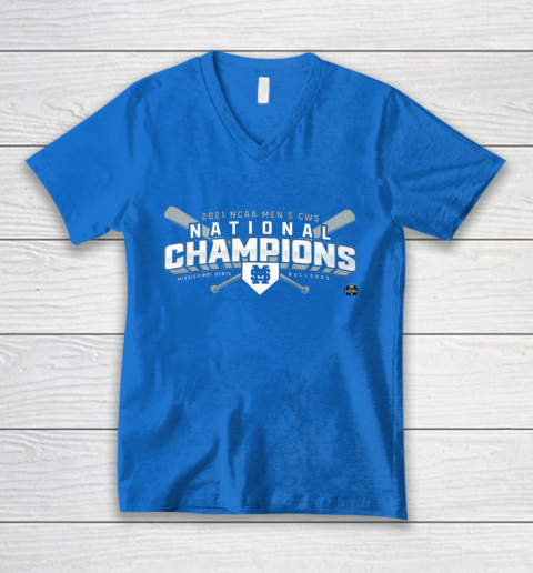 Mississippi State National Championship 2021 V-Neck T-Shirt 5