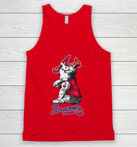 MLB Baseball My Cat Loves Atlanta Braves Tank Top 5