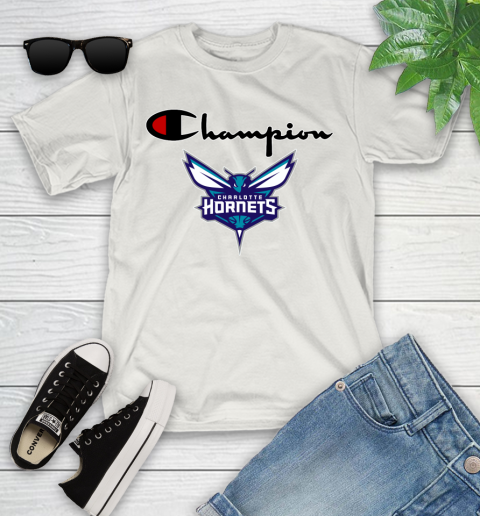 NBA Basketball Charlotte Hornets Champion Shirt Youth T-Shirt 11