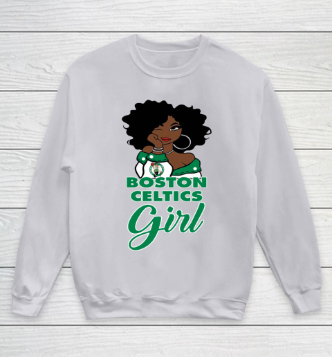 Boston Celtics Girl NBA Youth Sweatshirt 4