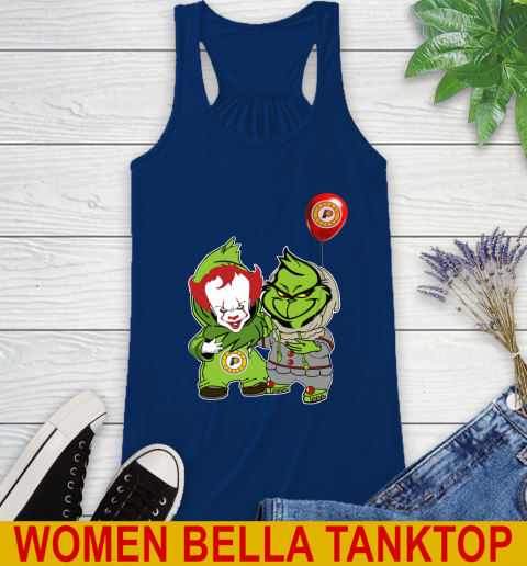 Indiana Pacers Baby Pennywise Grinch Christmas NBA Basketball Racerback Tank 9