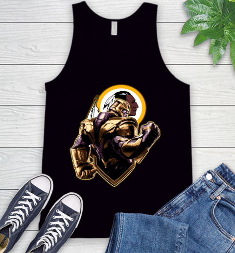 NFL Thanos Avengers Endgame Football Sports Washington Redskins Tank Top 2