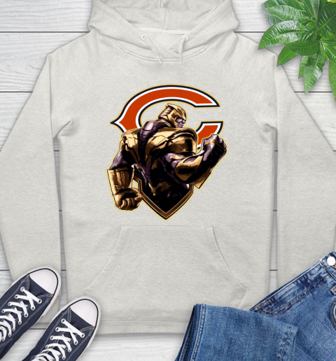NFL Thanos Avengers Endgame Football Sports Chicago Bears Hoodie 12