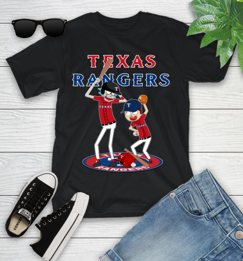 MLB Texas Rangers Rick And Morty Baseball 104