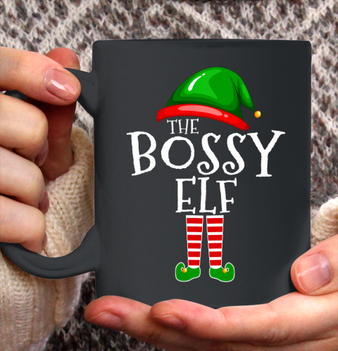 The Bossy Elf Group Matching Family Christmas Ceramic Mug 11oz