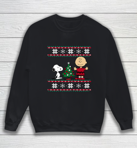 Peanuts Snoopy and Charlie Christmas Sweatshirt