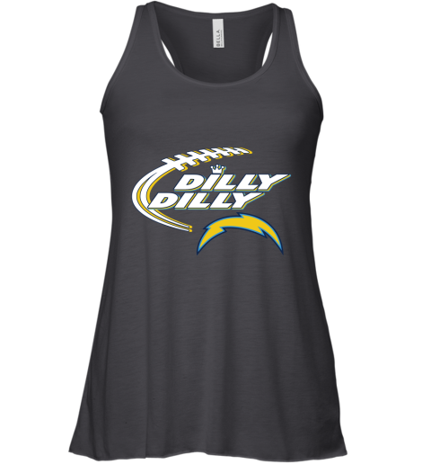 NFL Los Angeles Chargers Dilly Dilly Football Sports DFNTw26s5C1 flowy tank 32 95 151514 front black