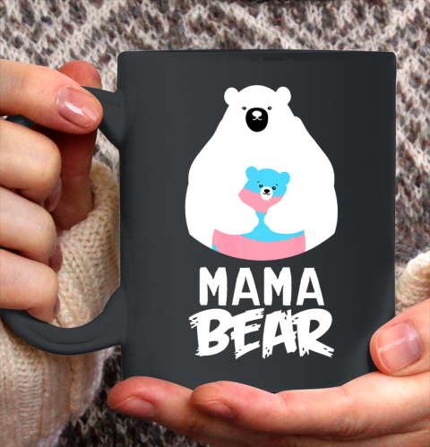 Mama Bear Transgender Shirt LGBT Pride Ceramic Mug 11oz 2