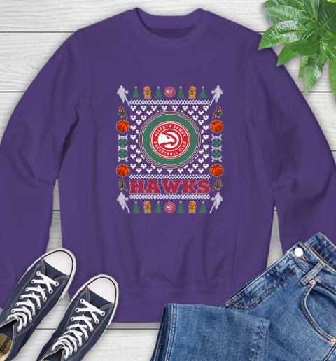 Atlanta Hawks Merry Christmas NBA Basketball Loyal Fan Ugly Shirt 28