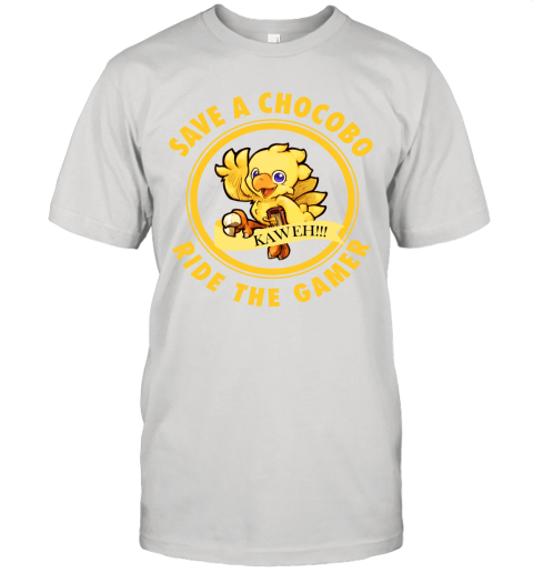 Save A Chocobo Ride A Gamer Unisex Jersey Tee