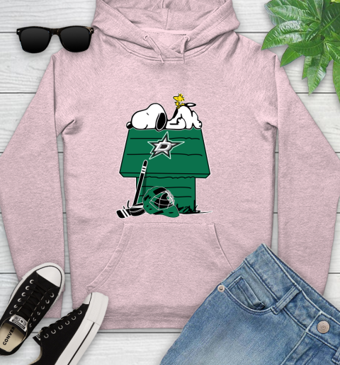 Dallas Stars NHL Hockey Snoopy Woodstock The Peanuts Movie Youth Hoodie 10