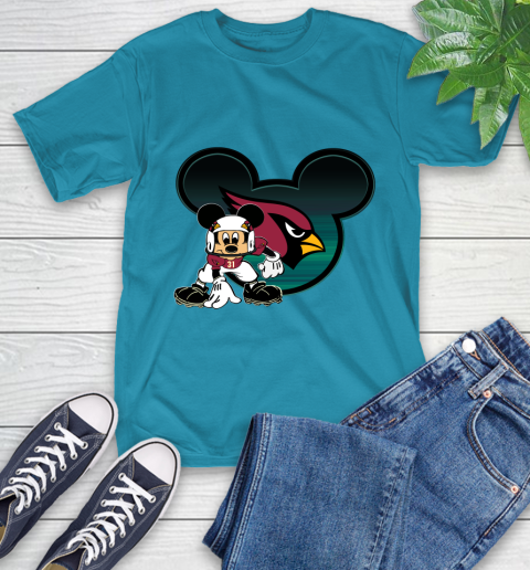 NFL Arizona Cardinals Mickey Mouse Disney Football T Shirt T-Shirt 8