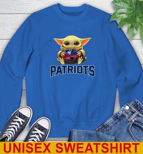 NFL Football New England Patriots Baby Yoda Star Wars Shirt Sweatshirt 9