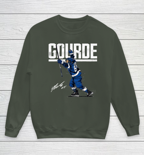 Yanni Gourde For Tampa Bay Lightning Fans Youth Sweatshirt 8