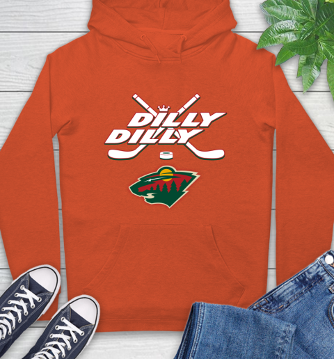NHL Minnesota Wild Dilly Dilly Hockey Sports Hoodie 5