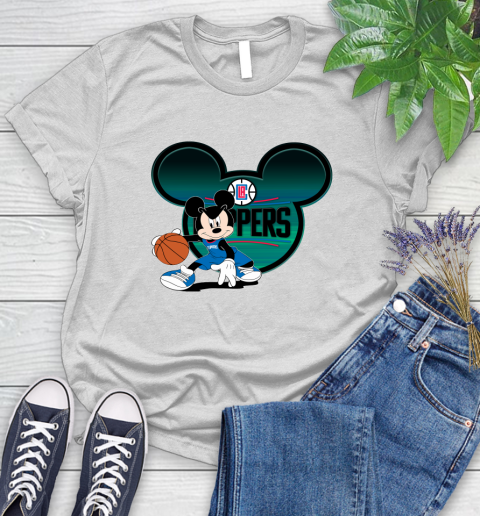 NBA LA Clippers Mickey Mouse Disney Basketball Women's T-Shirt