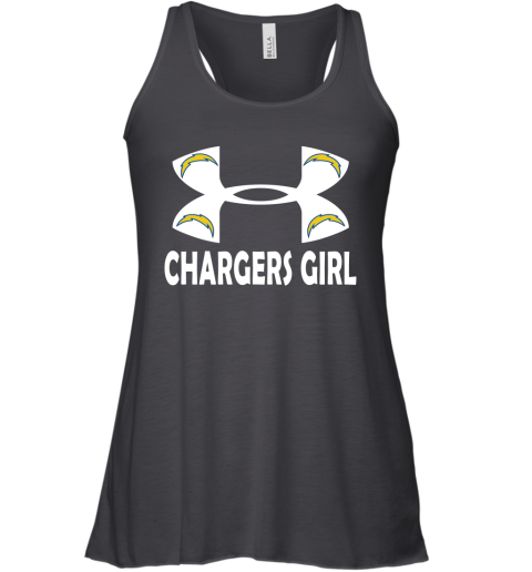 NFL Los Angeles Chargers Girl Under Armour Football Sports K8ELuCNyENq flowy tank 32 95 151514 front black