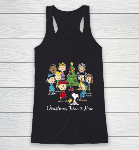 Peanuts Christmas Time is Here Racerback Tank