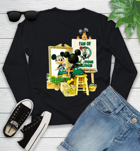 NBA Basketball Boston Celtics Mickey Drawing Shirt 113