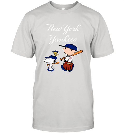 New York Yankees Let's Play Baseball Together Snoopy MLB Shirt