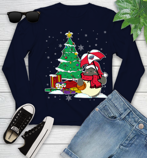 New Orleans Pelicans NBA Basketball Cute Tonari No Totoro Christmas Sports Youth Long Sleeve 2