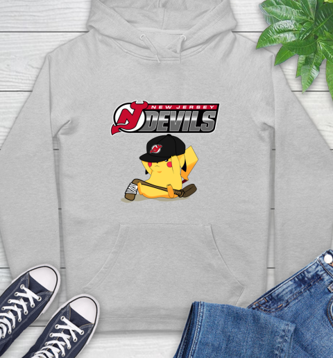 NHL Pikachu Hockey Sports New Jersey Devils Hoodie 6