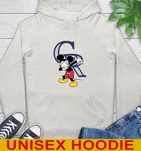Colorado Rockies MLB Baseball Dabbing Mickey Disney Sports Hoodie 12