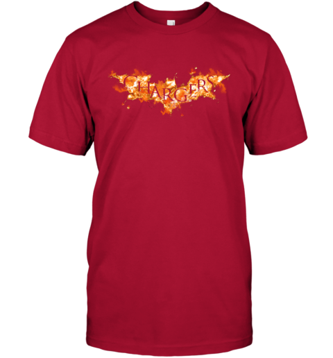 NFL Los Angeles Chargers Batman Logo DC Football Sports wP813uSE6QK classic t shirt 2 95 151514 front red