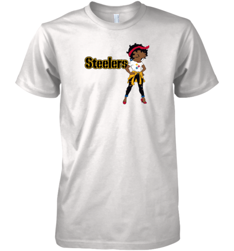 Betty Boop Pittsburgh Steelers Premium Men's T-Shirt