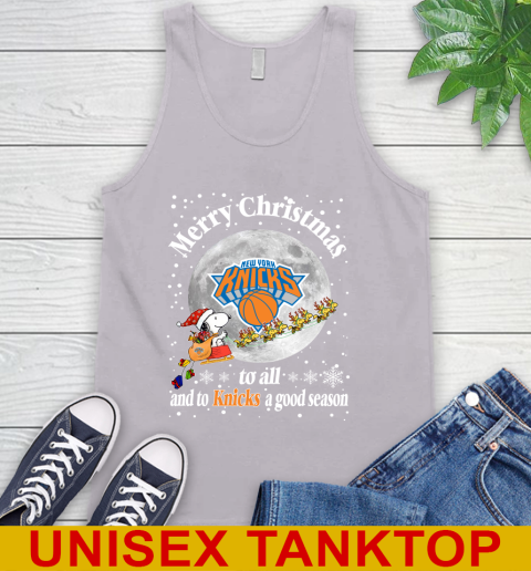 New York Knicks Merry Christmas To All And To Knicks A Good Season NBA Basketball Sports Tank Top 3