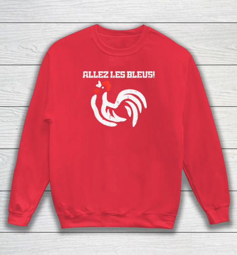 France Allez Les Bleus French Rooster Soccer Sweatshirt 6