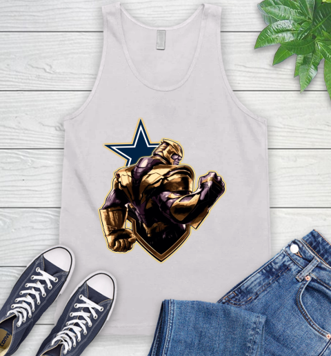 NFL Thanos Avengers Endgame Football Sports Dallas Cowboys Tank Top