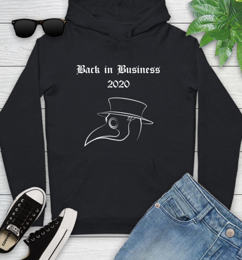 Nurse Shirt Funny Medieval Plague Doctor Back in Business 2020 Men Women T Shirt Youth Hoodie