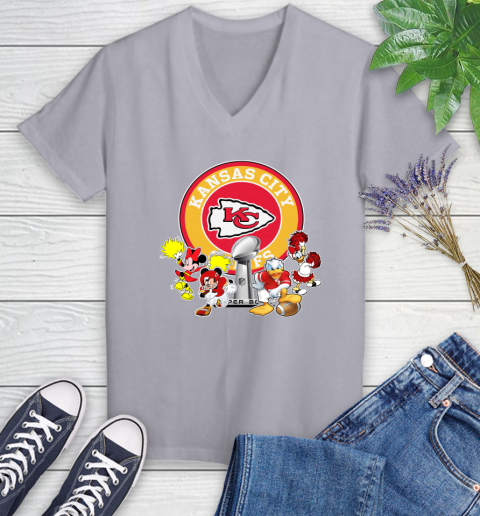 Kansas City Chiefs super bowl 2019 2020 mickey mouse minnie mouse donald duck daisy duck football shirt 80