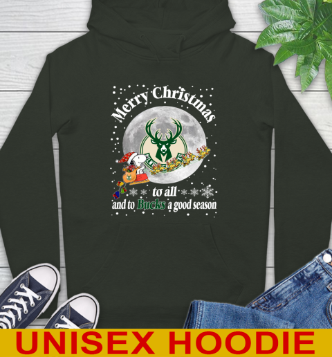 Milwaukee Bucks Merry Christmas To All And To Bucks A Good Season NBA Basketball Sports Hoodie 12