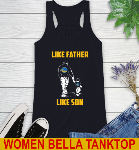 Golden State Warriors NBA Basketball Like Father Like Son Sports Racerback Tank 8