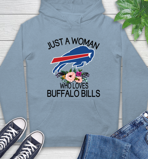 NFL Just A Woman Who Loves Buffalo Bills Football Sports Hoodie 6