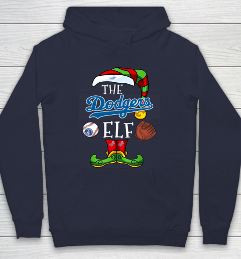 Los Angeles Dodgers Christmas ELF Funny MLB Hoodie 2