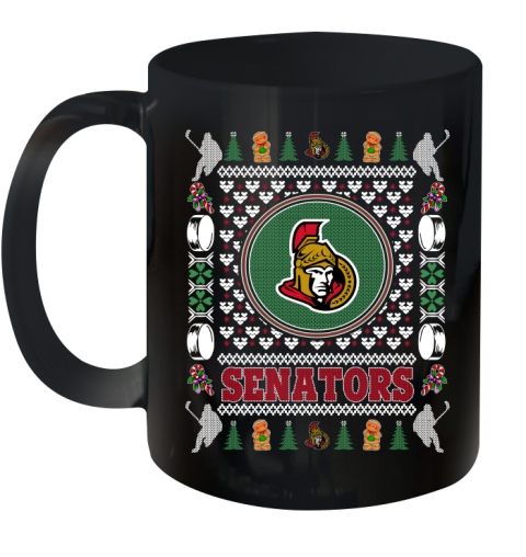 Ottawa Senators Merry Christmas NHL Hockey Loyal Fan Ceramic Mug 11oz