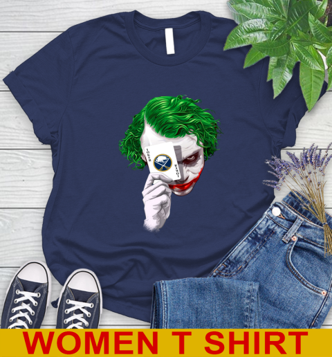 Buffalo Sabres NHL Hockey Joker Card Shirt Women's T-Shirt 12