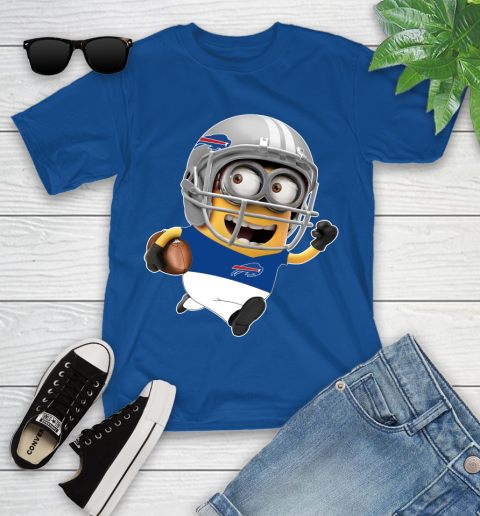 NFL Buffalo Bills Minions Disney Football Sports Youth T Shirt