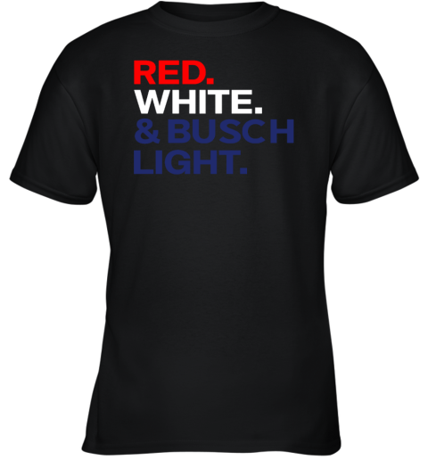 Rodney Davis Red White And Busch Light Youth T-Shirt