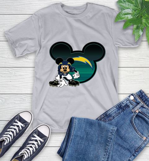 NFL Los Angeles Chargers Mickey Mouse Disney Football T Shirt T-Shirt 6