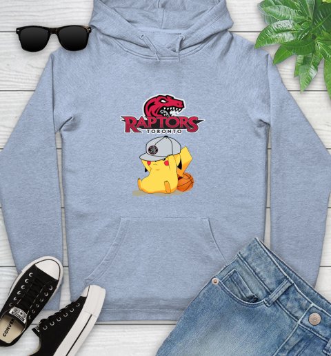 NBA Pikachu Basketball Sports Toronto Raptors Youth Hoodie 10