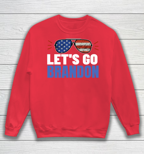 Let's Go Brandon Flag Sunglasses Sweatshirt 6