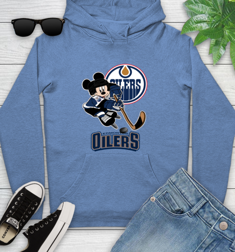 NHL Edmonton Oilers Mickey Mouse Disney Hockey T Shirt Youth Hoodie 25