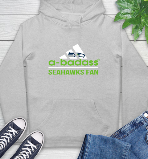 Seattle Seahawks NFL Football A Badass Adidas Adoring Fan Sports Hoodie 6