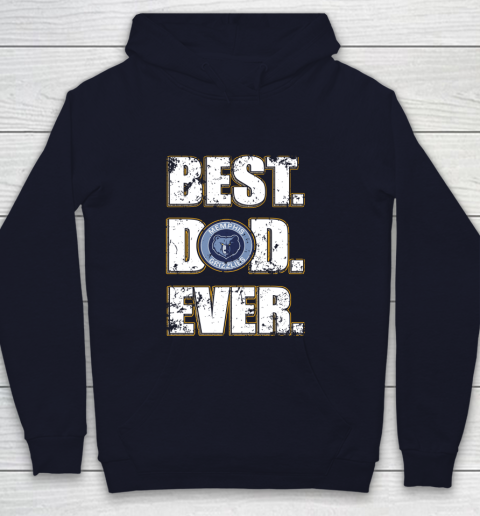 NBA Memphis Grizzlies Basketball Best Dad Ever Family Shirt Youth Hoodie 2