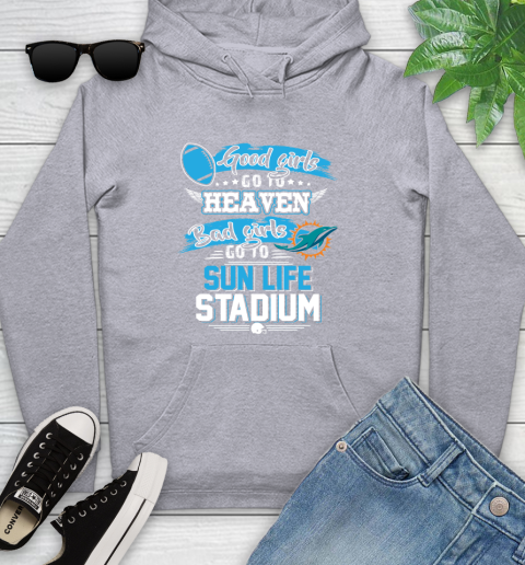 Miami Dolphins NFL Bad Girls Go To Sun Life Stadium Shirt Youth Hoodie 6